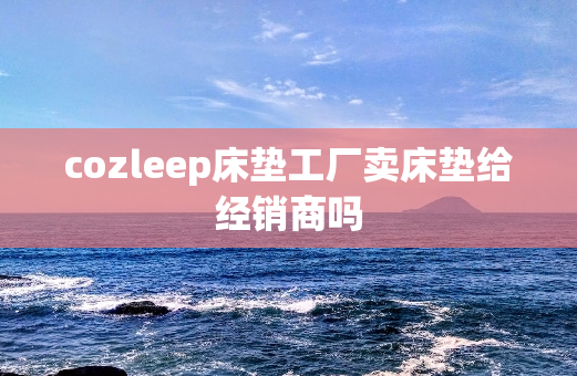 cozleep床垫工厂卖床垫给经销商吗